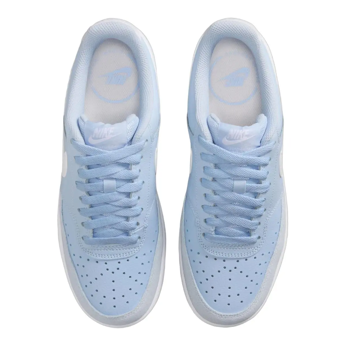 Nike shoes - NIKE Court Vision Low - Court Vision Low - (Suede) Hydrogen Blue/White 1