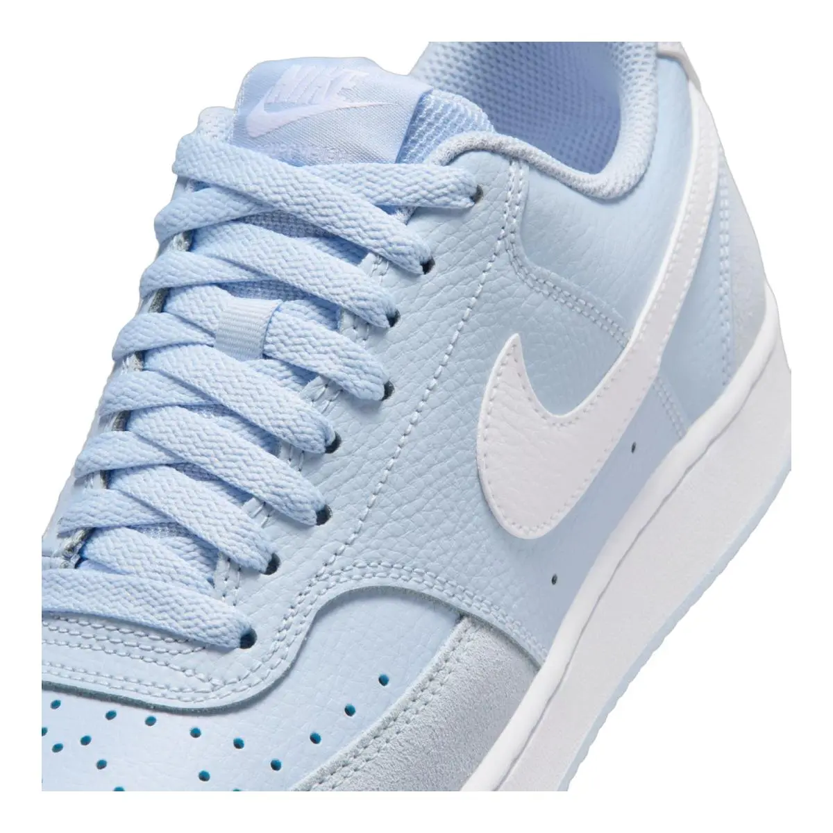 Nike shoes - NIKE Court Vision Low - Court Vision Low - (Suede) Hydrogen Blue/White 5