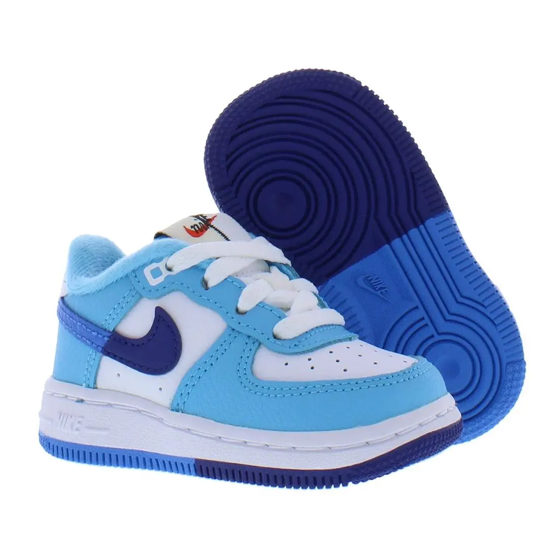 Nike Force 1 LV8 2 Leather Infant/toddler Shoes Size 9 Color: White/light