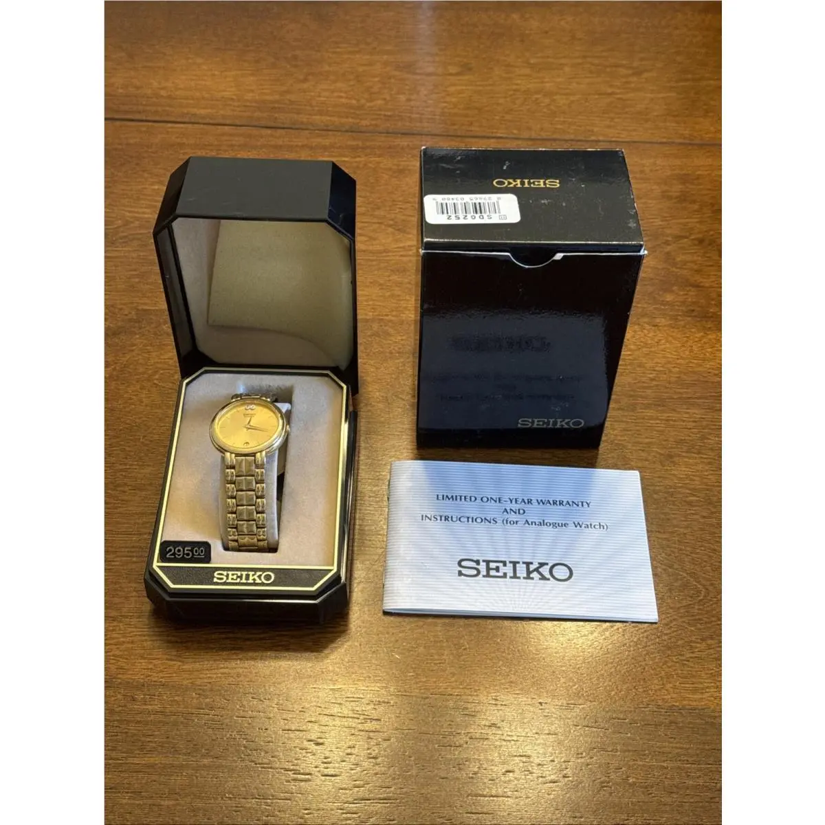 Men`s 5Y39-1089 Vintage Gold Dress Quartz Analog Watch SDG252 by Seiko