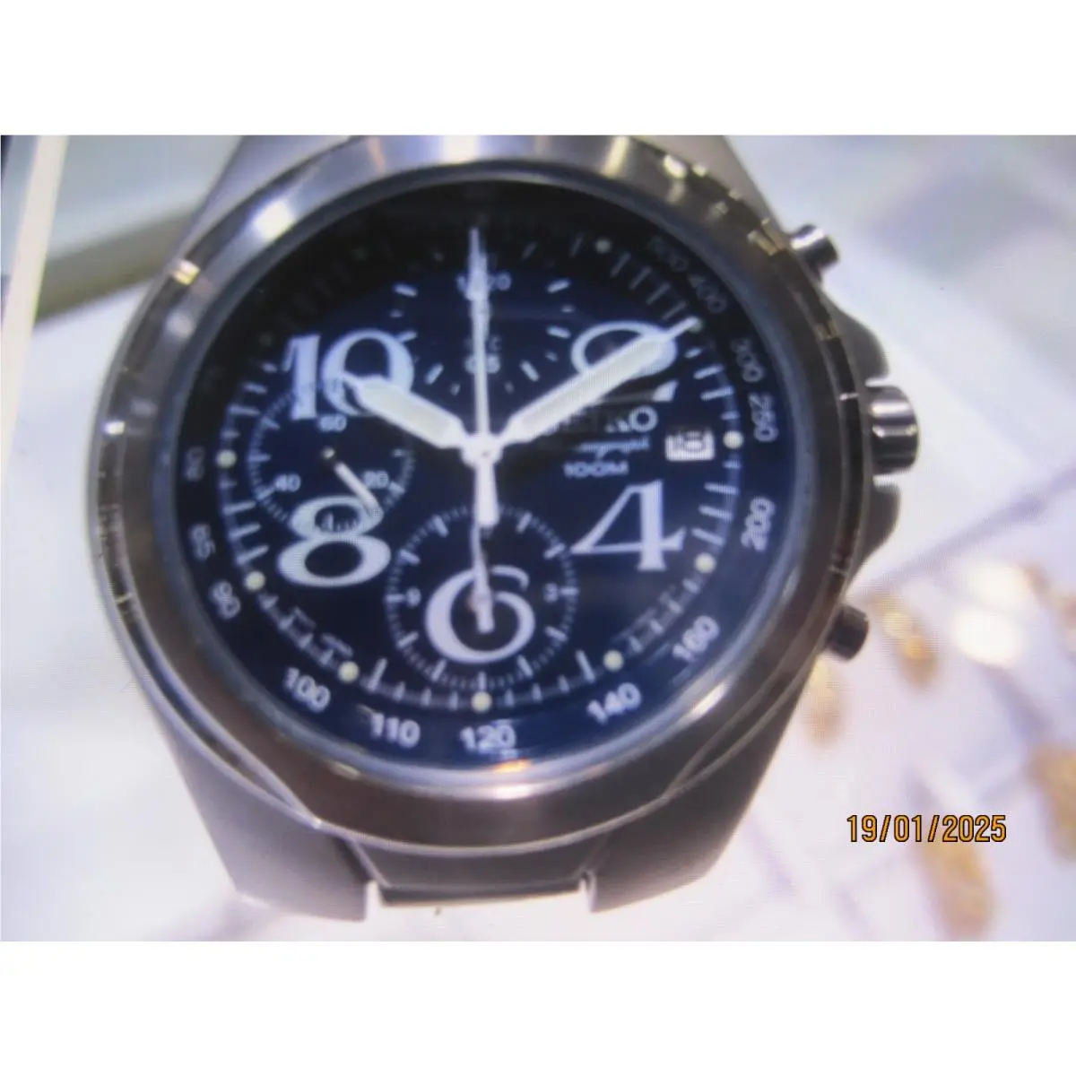 Men`s Watch Chrono 100M All S/s by Seiko