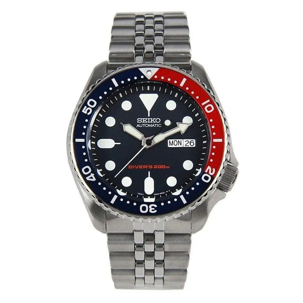 Skx Automatic Diver 200M Jubilee Bracelet Day/date SKX009K2 Mens Watch by Seiko