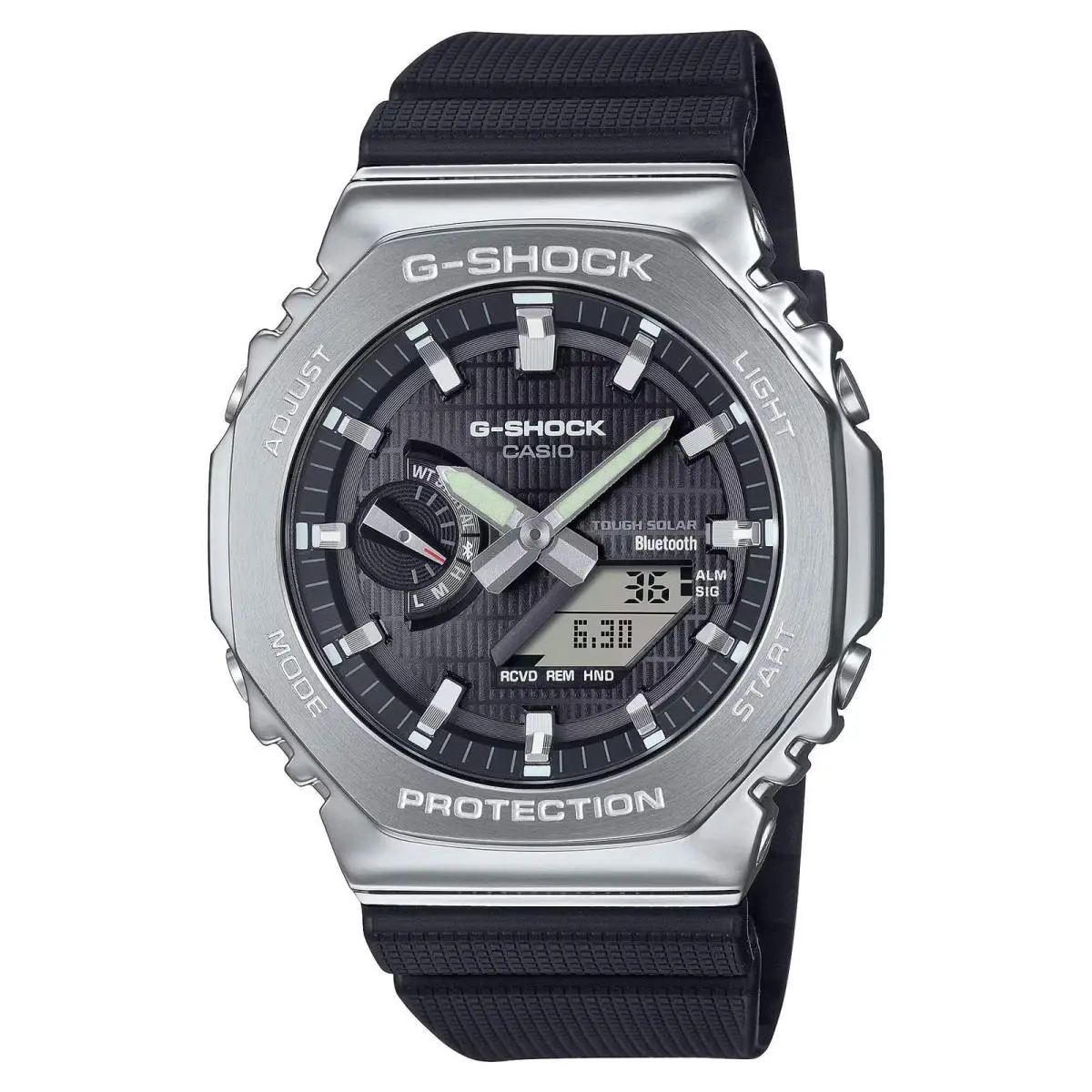 Casio G-shock GBM-2100-1A Casioak Solar Bluetooth G-steel Watch