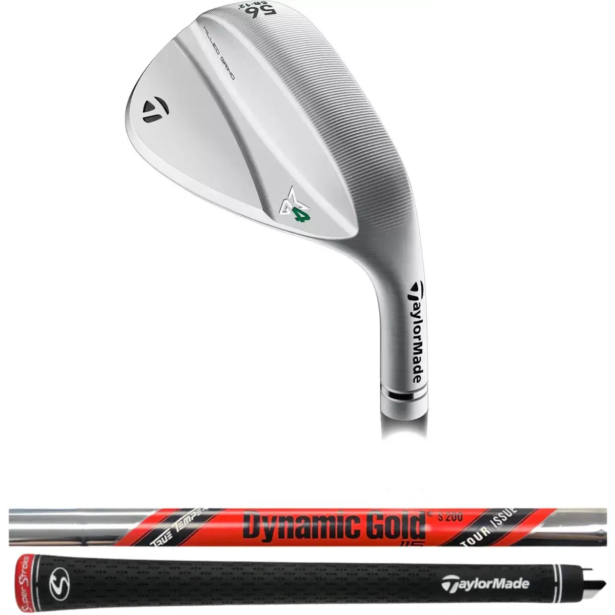 Taylormade Raw Finish Milled Grind 4 60 13 Hbv Wedge Dynamic Gold S200