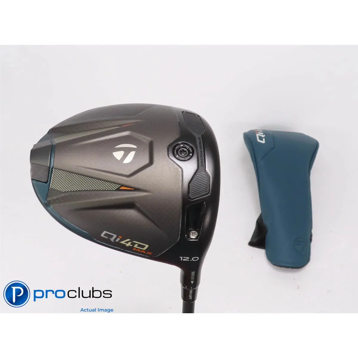 Taylormade Qi4D Max 12 Driver W/cover Reax 50 Regular Flex 514004