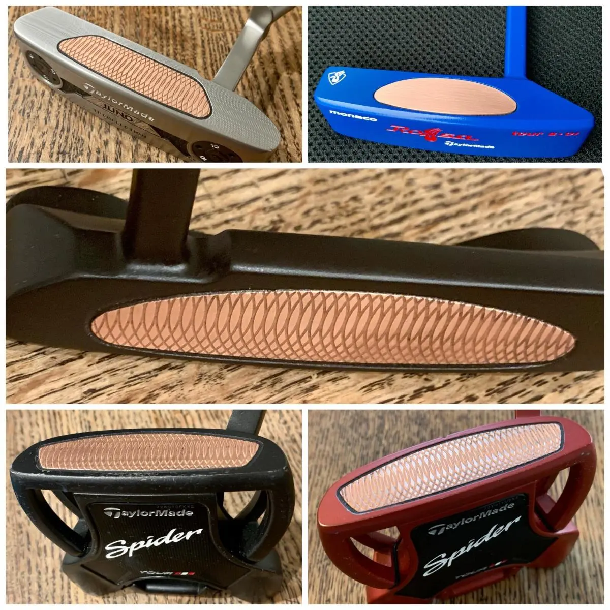 Milled Copper Face Insert Only Taylormade Putters Like Spider TP Rossa