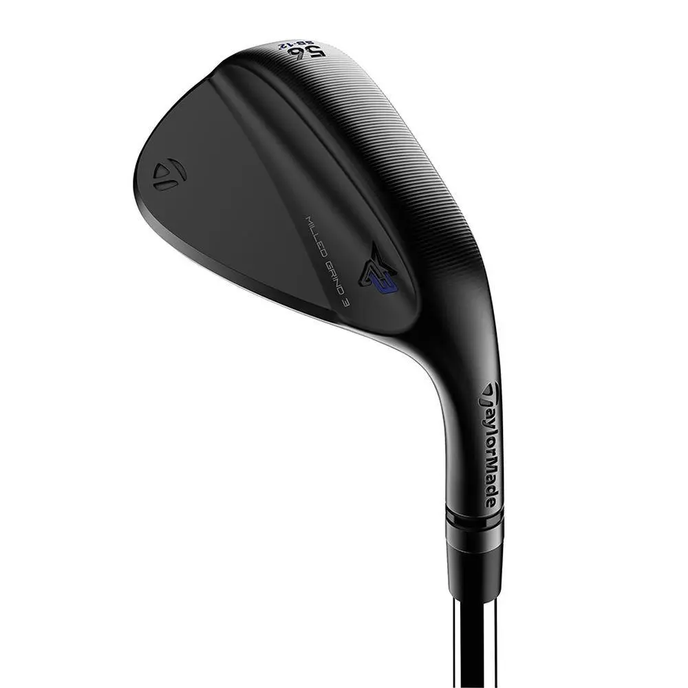Taylor Made Milled Grind 3 Black SB Lob Wedge 58 11 Steel - Black