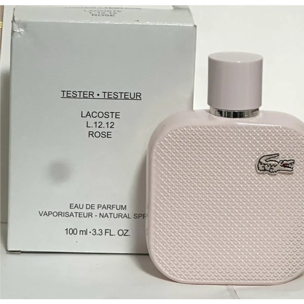 L 12.12 Rose  Edp Spray 3.3 Oz 100 Ml by Lacoste