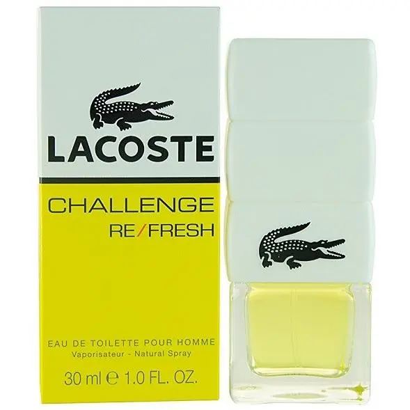 Challenge Refresh For Men Cologne Eau de Toilette 1.0 oz 30 ml Spray by Lacoste