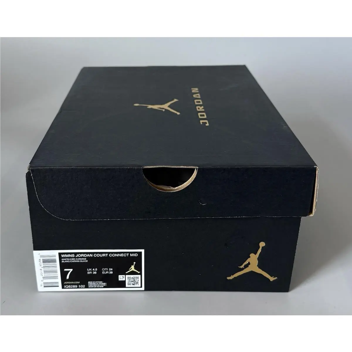 Nike shoes - Air Jordan Court - Air Court - IQ8289-102 - White Pink Iced Carmine (UPC: 0198729811370) 8