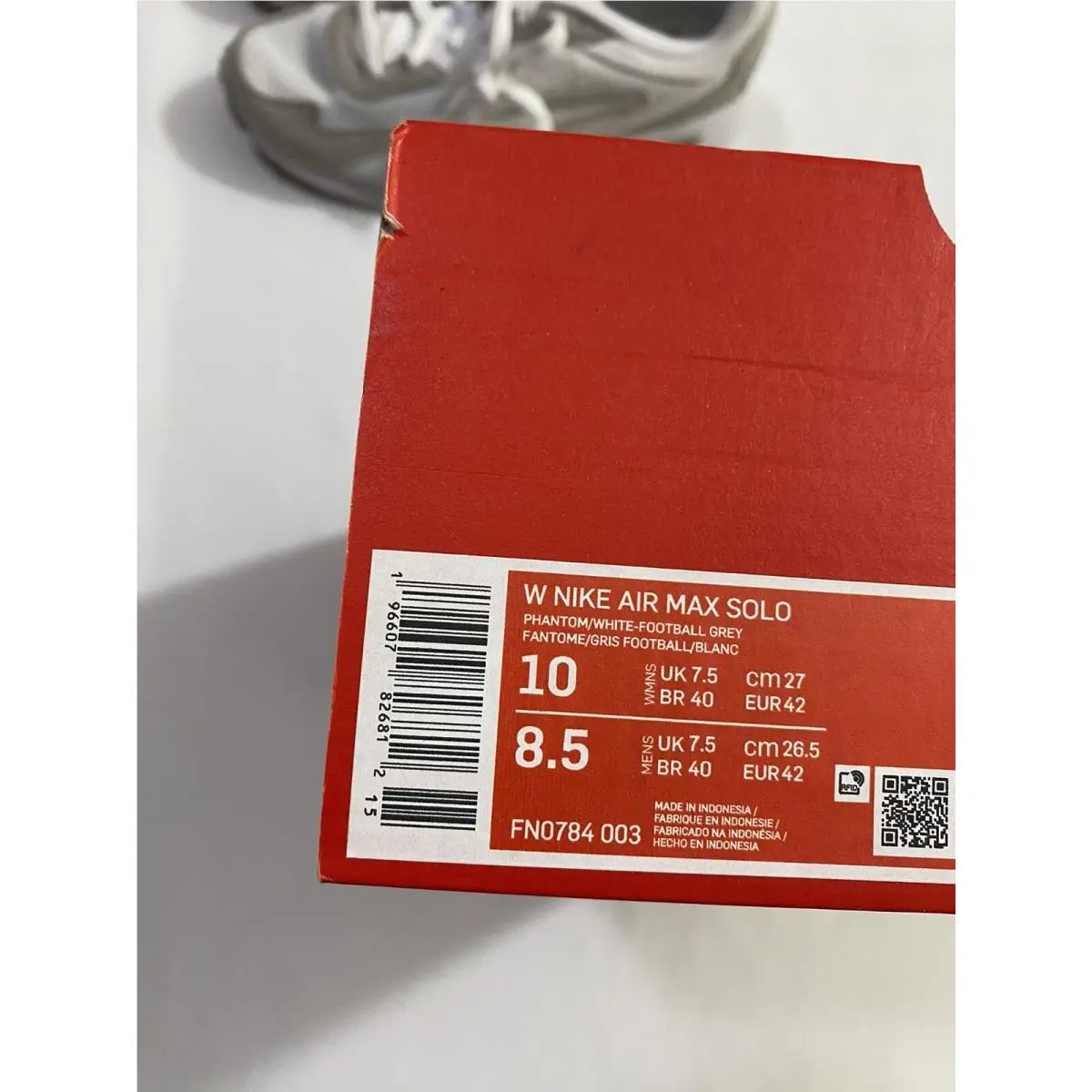 Nike shoes - Nike Air Max Solo - Air Max Solo - FN0784-003 - White (UPC: 0196607826812) 7
