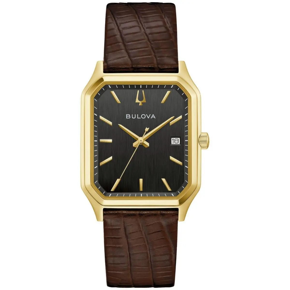 Bulova Tony Bennett We Are All Here Quartz Rectangular Mens Watch 97B235