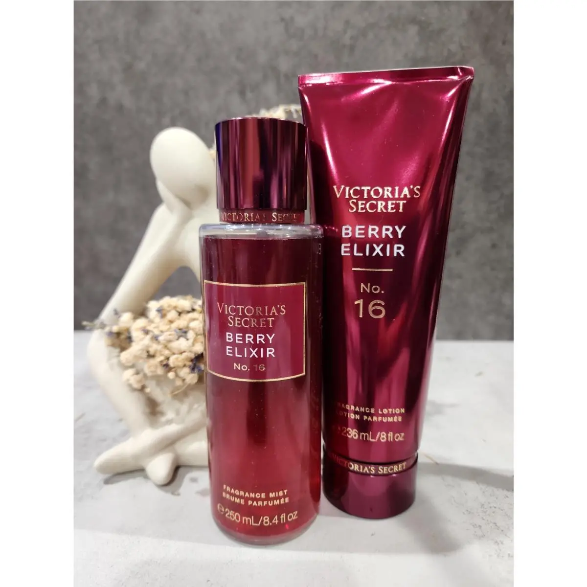 Victoria`s Secret Berry Elixir No. 16 Fragrance Set Body Lotion Fragrance Mist