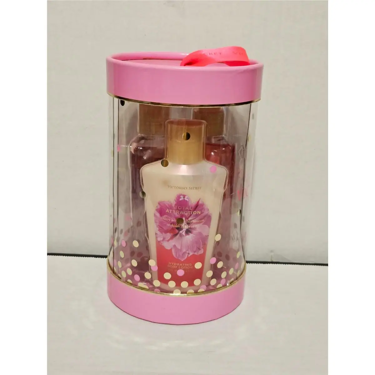 Victoria Secret Total Attraction Set Cherry Orchid Lily Blossom Fragrance