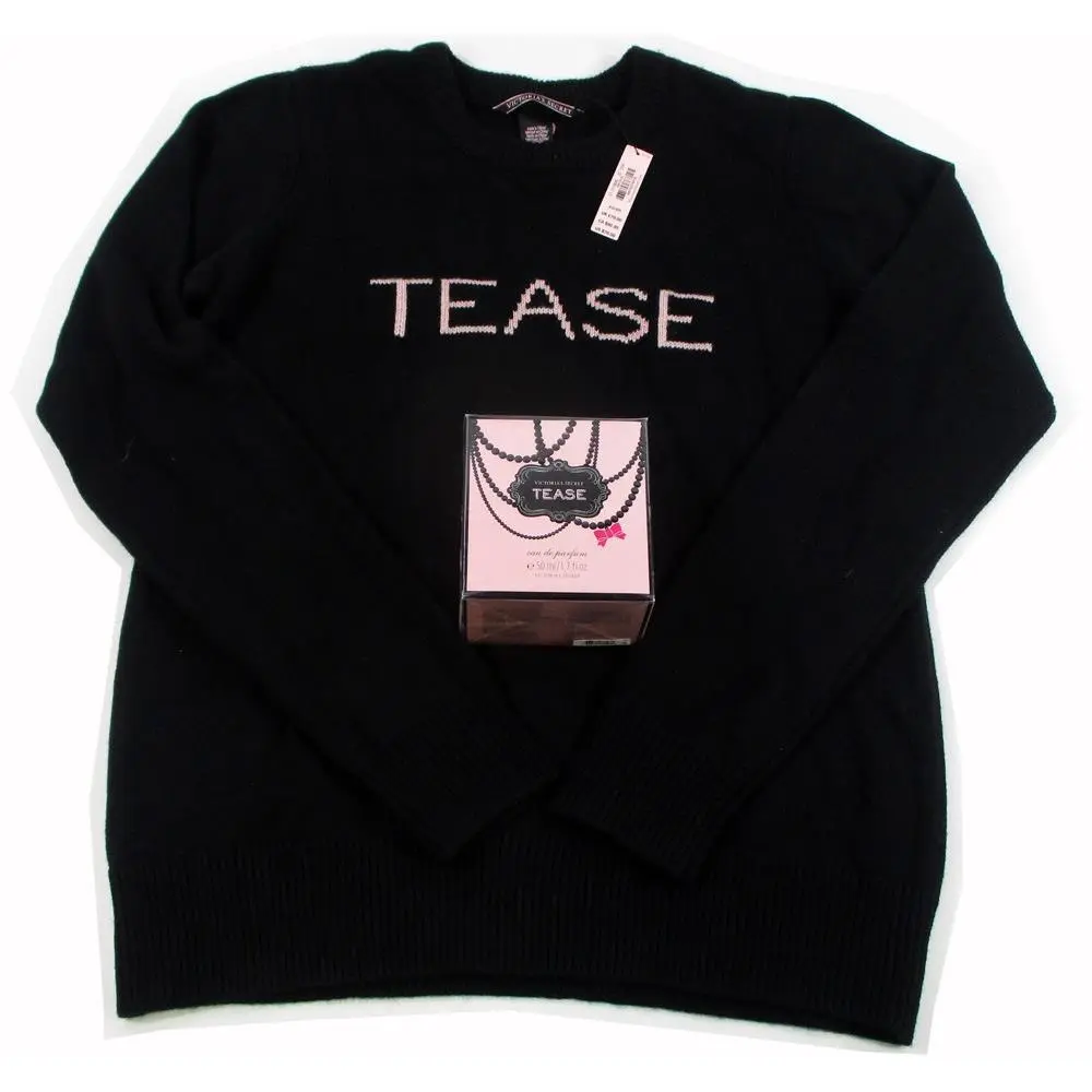 Victoria`s Secret Tease Sweater + Tease Eau De Parfume 1.7oz Edp