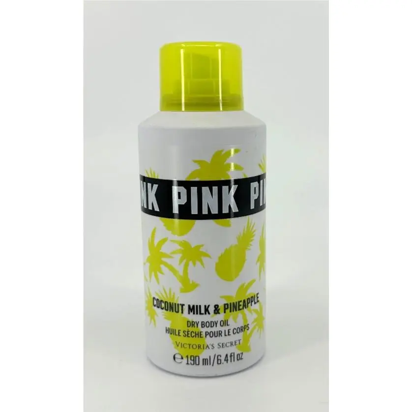 Victoria`s Secret Pink Coconut Milk Pineapple Dry Body Oil 6.4 fl oz Rare