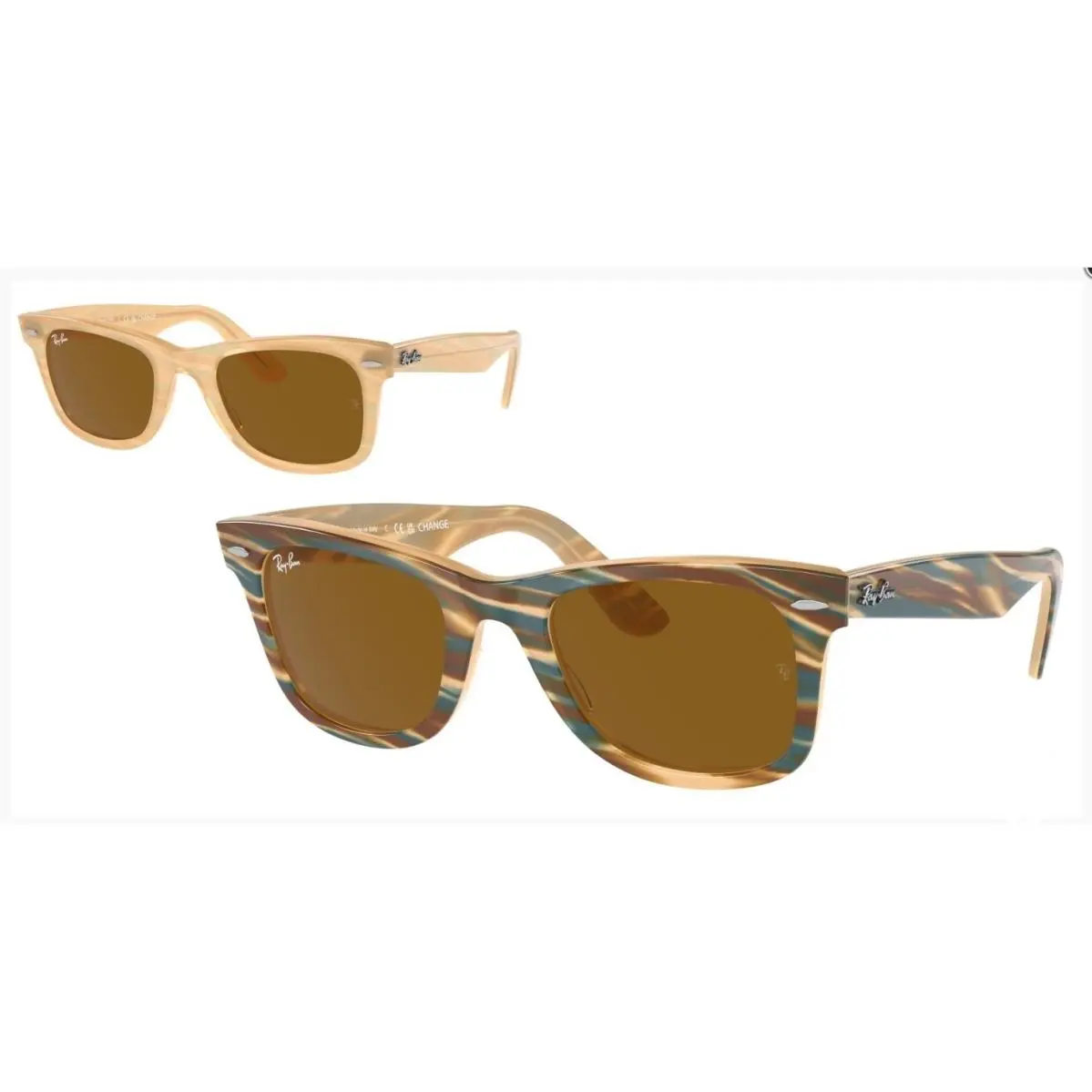 Ray-ban Wayfarer Change Sunglasses RB2140 1408/33 Photochromic Frame W/case