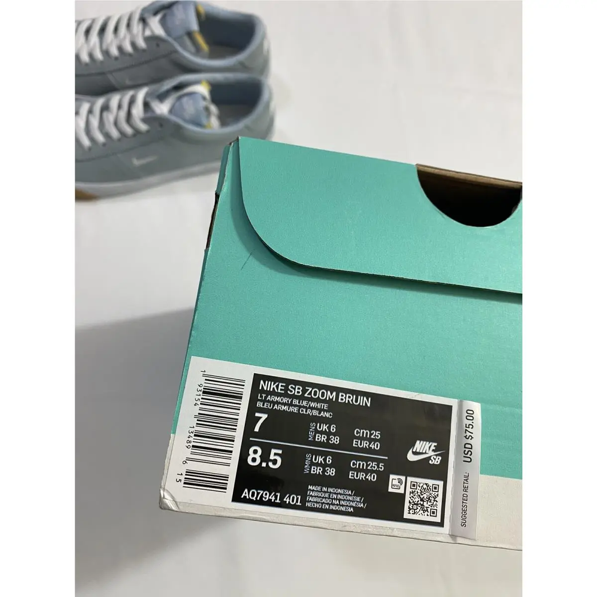 Nike shoes - Nike Sb Zoom - Zoom - AQ7941-401 - Blue (UPC: 0193154134896) 8