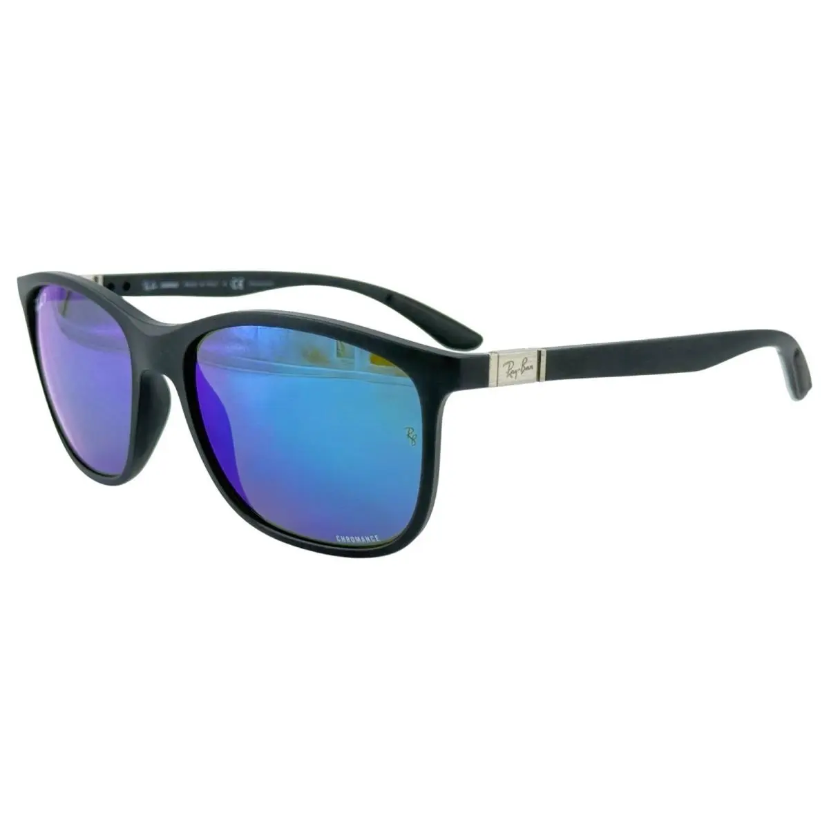 Ray Ban RB4330CH Mens Plastic Polarized Sunglass 601SA1 Matte Black 56-17 Italy