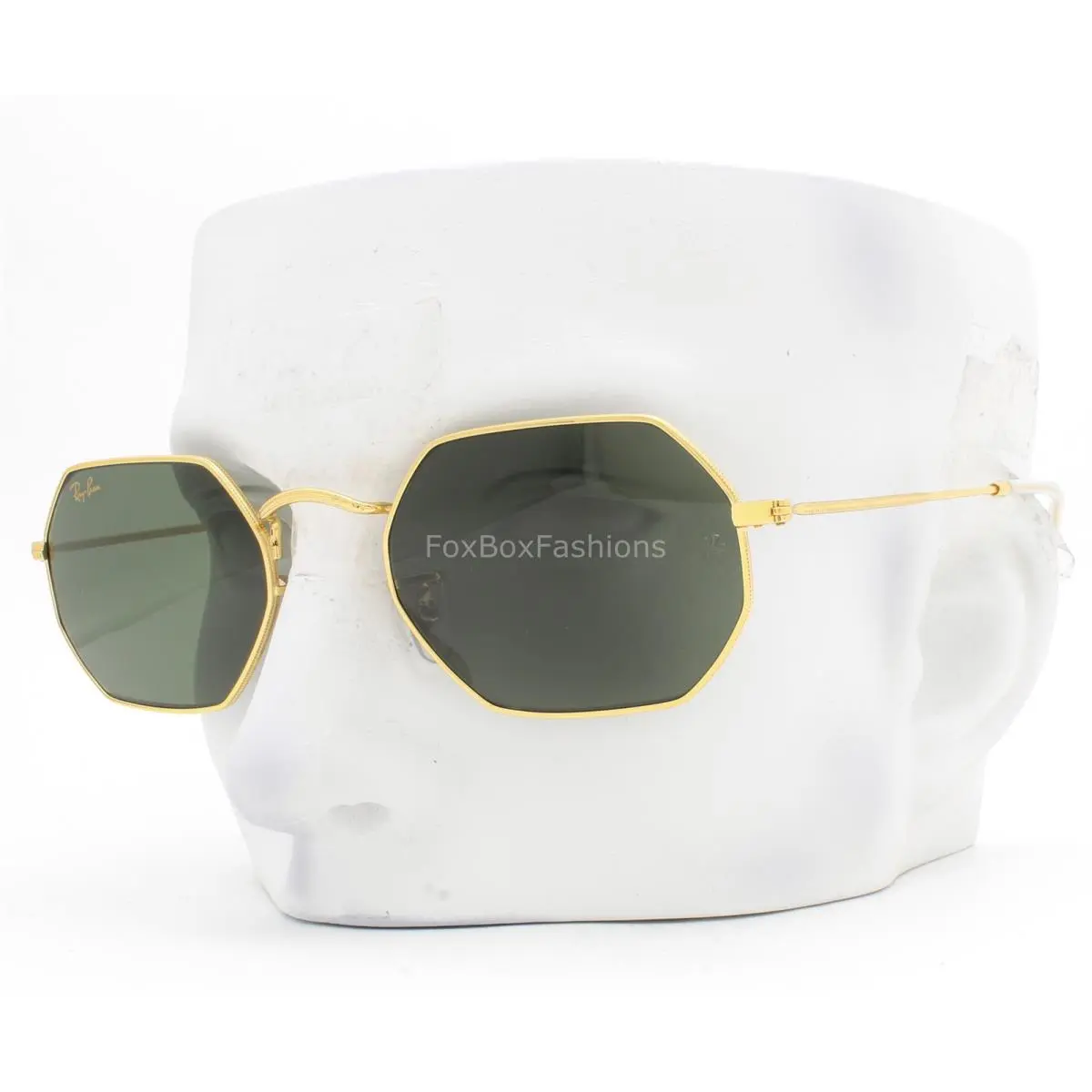 Ray-ban Octagonal Sunglasses RB 3556 9196/31 Legend Gold G-15 Glass 53mm W/case