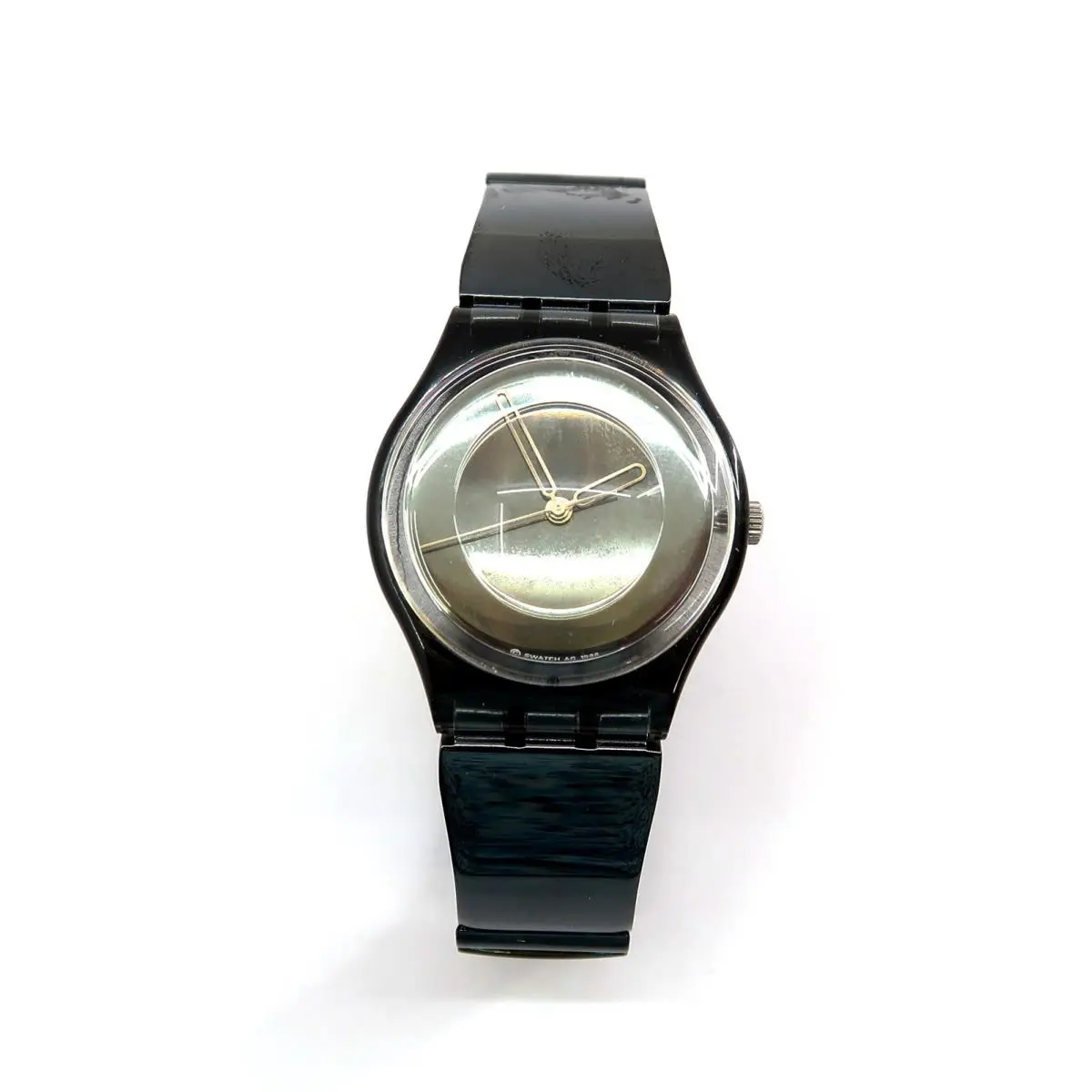 Swatch Watch Transparent Circle GB193 with Case Papers 1999 Gents Nos