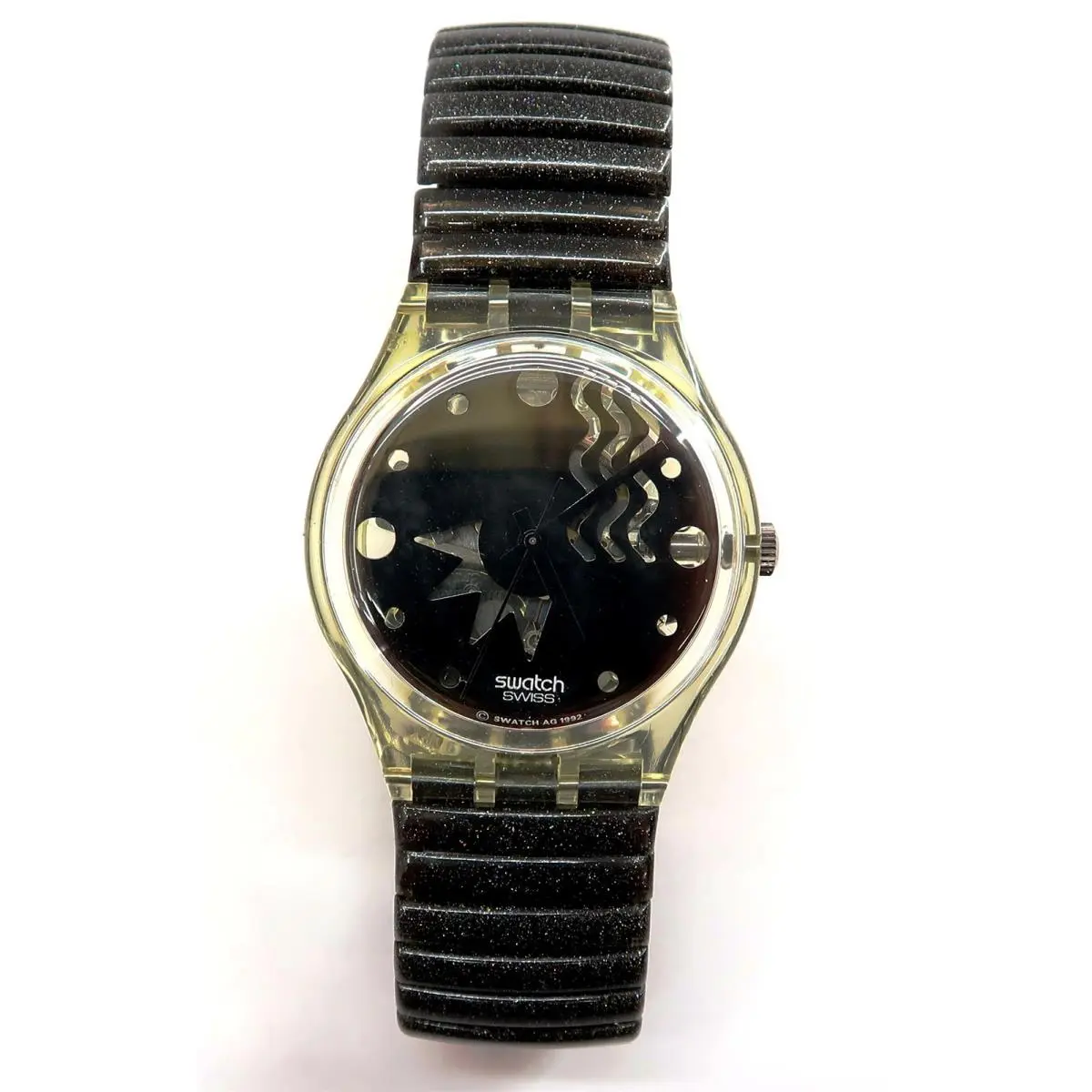 Swatch Watch Flake GK165 / GK166 with Case Papers 1993 Gents Battery