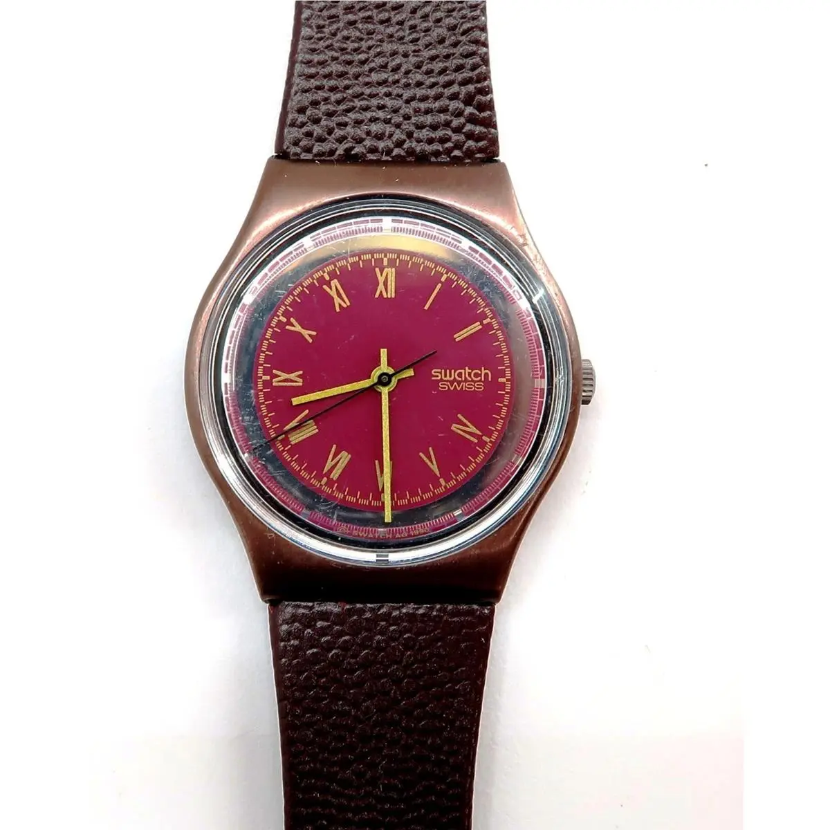 Swatch Watch Bookey`s Bet GX118 with Case Vintage 1991 Gents Nos Battery