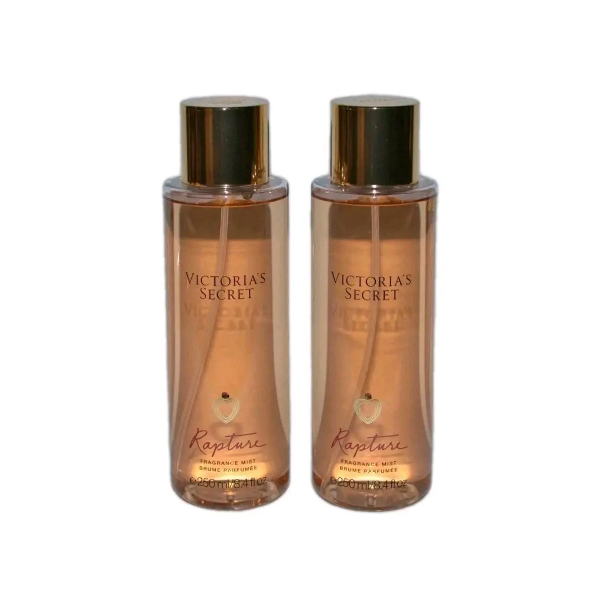 Victoria`s Secret Rapture Fragrance Mist Body Spray 8.4 OZ Large 250 ML Lot Of 2