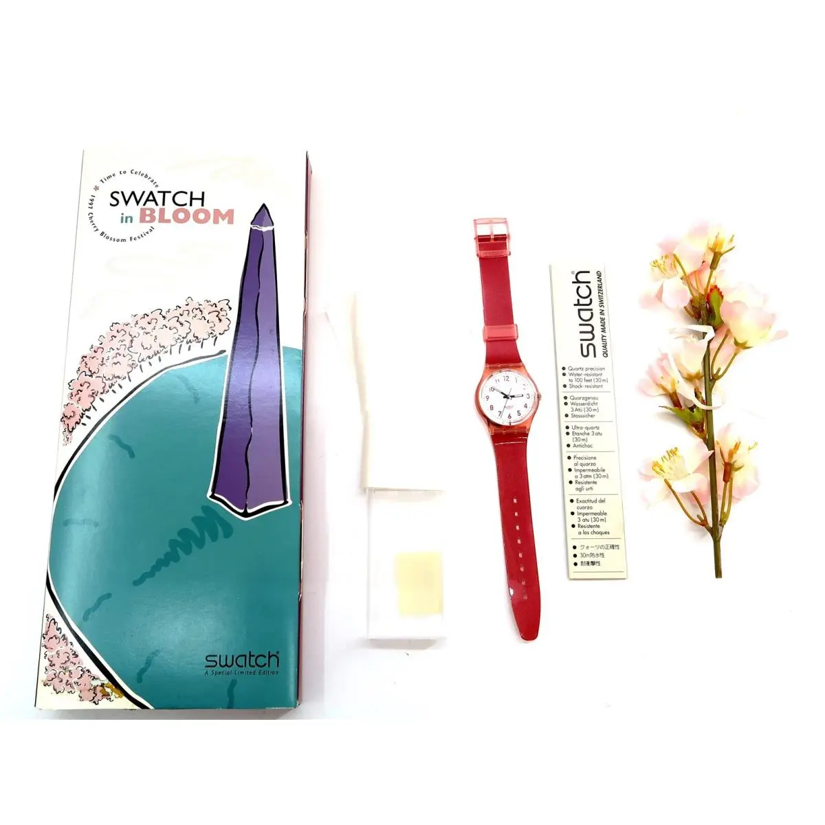 Swatch IN Bloom Watch GR130 1995 Special Edition Set 270 of 500 Made Nos