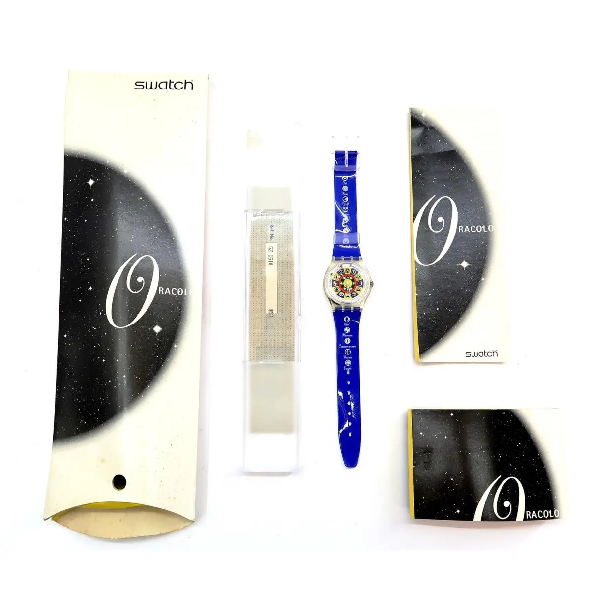 Swatch Watch Oracolo GZ151 Nos 1998 Designed by Walter Wegmüller Gents