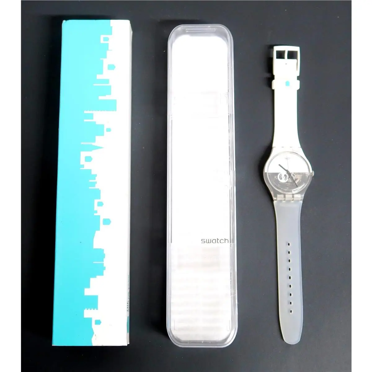 Swatch Watch Underwater The Water Tank Project SUOW107C w/ Case and Papers 2014