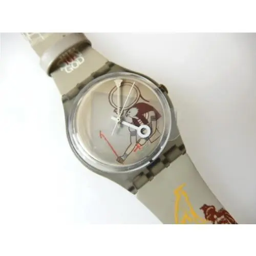 Nefertiti Unique Egyptian Swatch w Leather Band Nib-rare