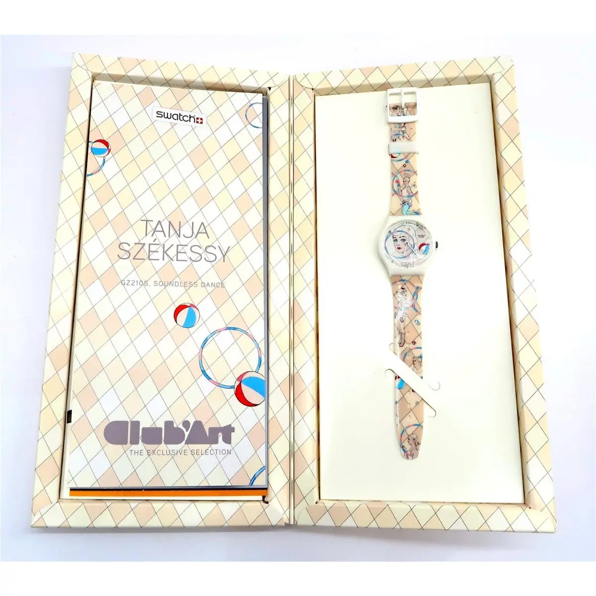 Swatch Watch Soundless Dance GZ210S Club Numbered Set 745/1111 From 2009