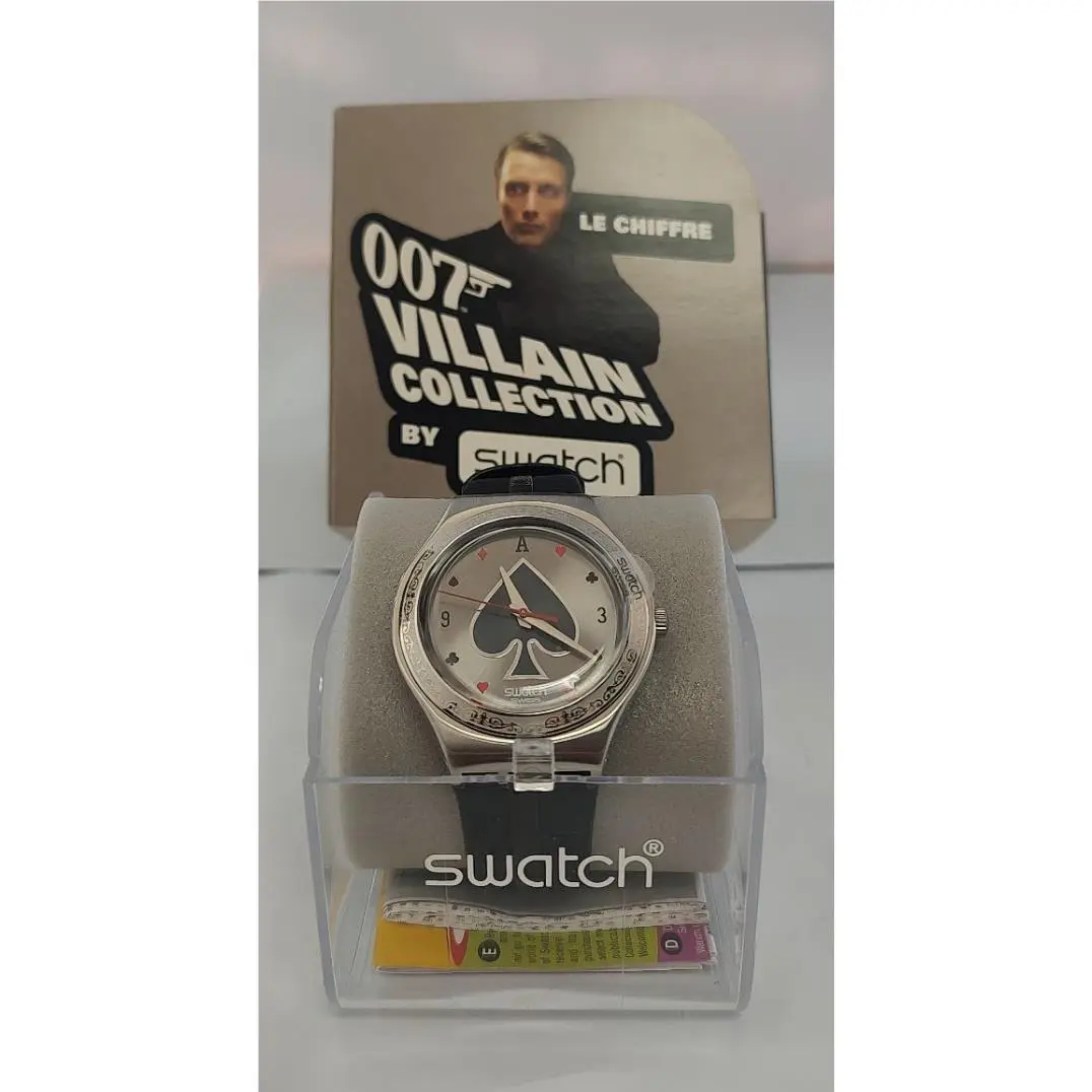 Swatch James Bond 007 Le Chiffre YGS128 Casino Royale Villain Collection