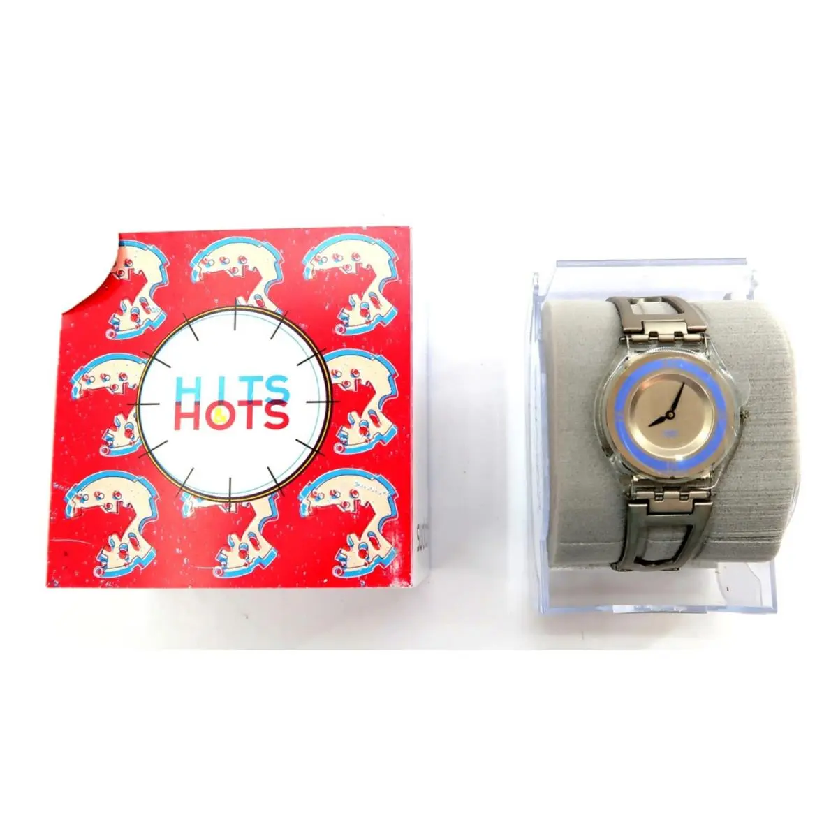 Swatch Skin Watch Little While Blue SFK138 + Case Papers 2001 Nos SFK138GE