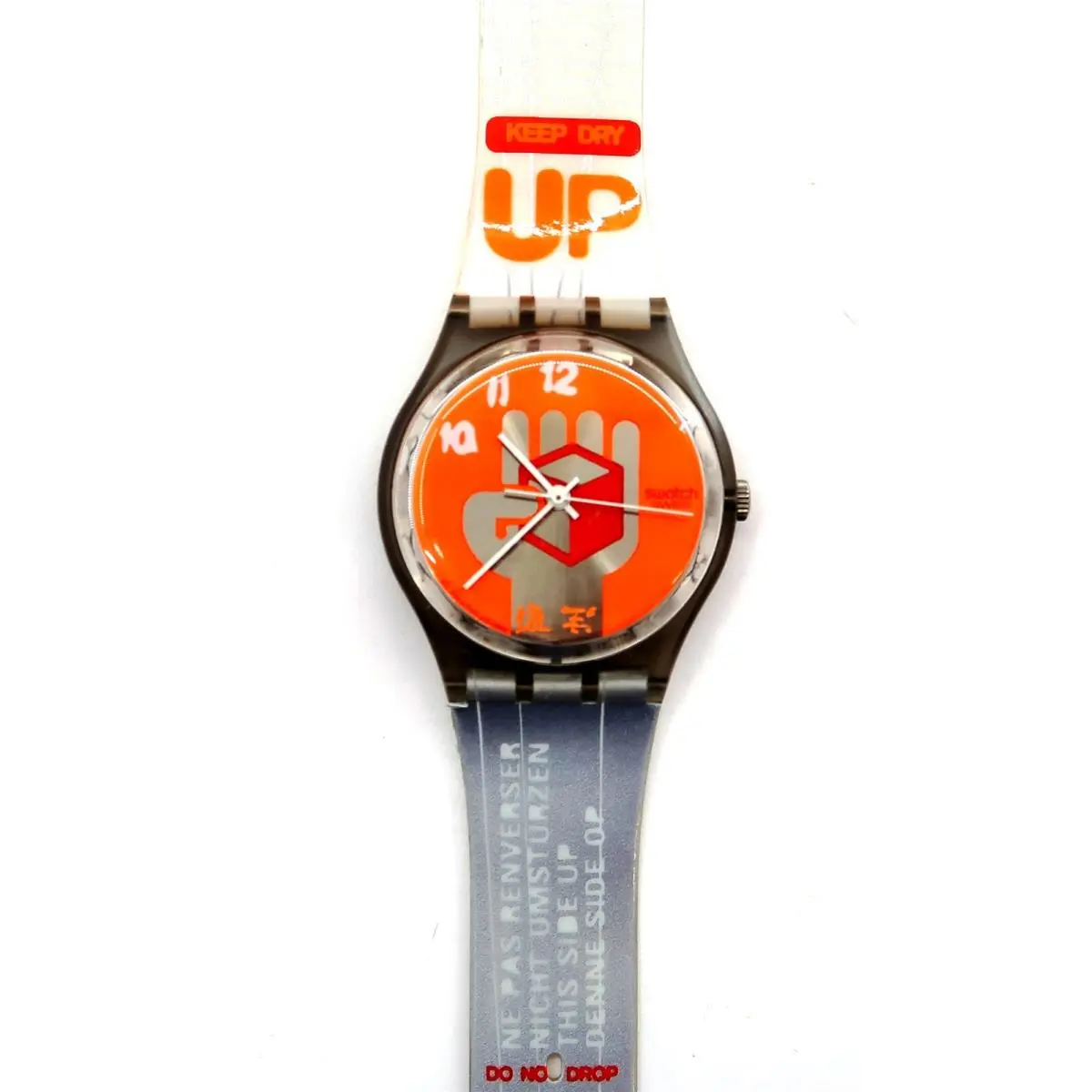 Swatch Watch Urgent GM134 with Case and Papers 1996 Nos Gents