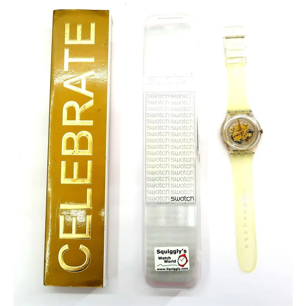 Swatch Watch Celebrate SUOZ161C Special 30th Anniversary Edition 2013 Nos
