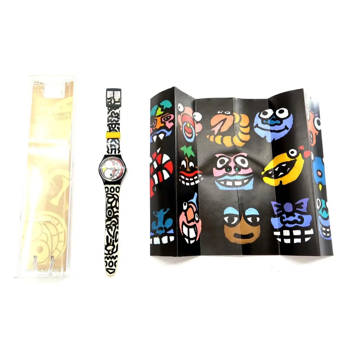 Swatch Watch Arnould Fashions GB186 Limited Edition by Jak Arnould 1998