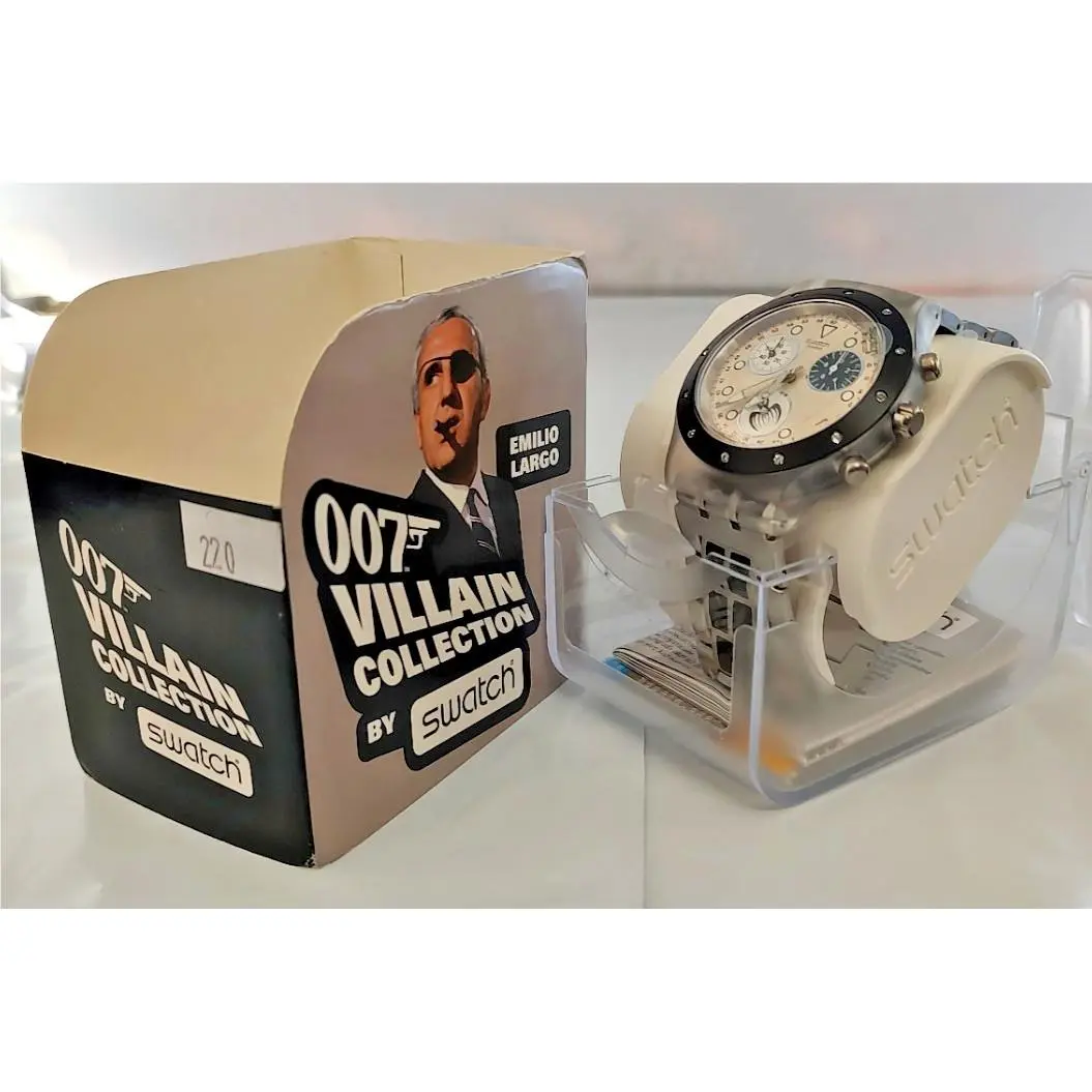Swatch James Bond 007 SVCK4039G Emilio Largo Thunderball Villa