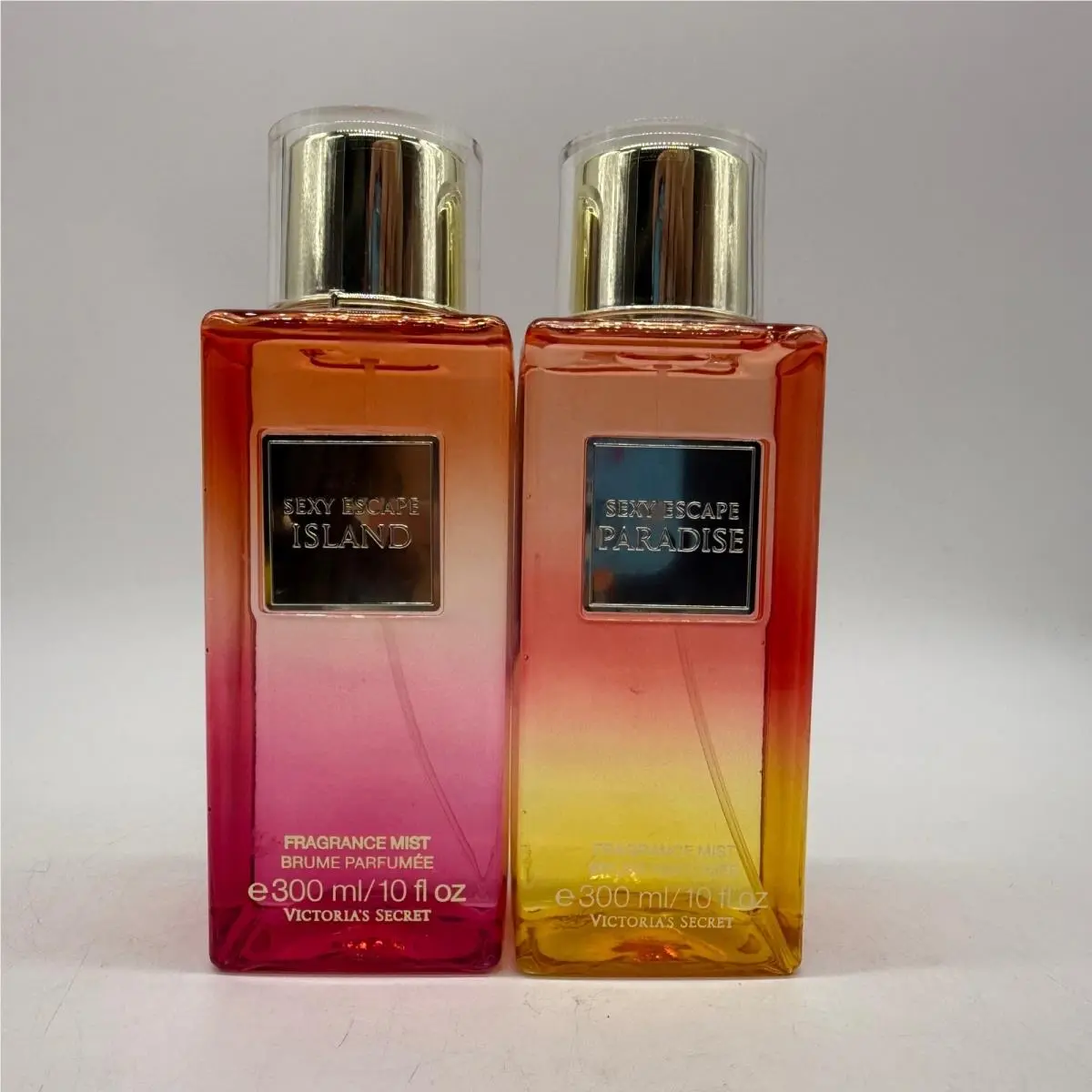 Victoria`s Secret Fragrance Mist Sexy Escape Island Paradise 10oz Lot of 2