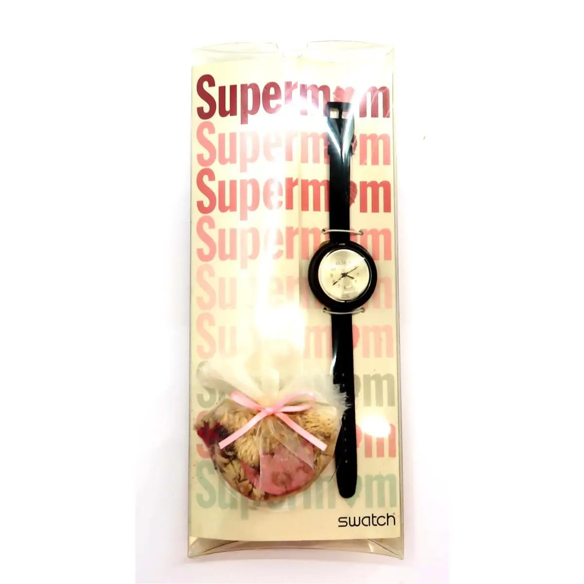Swatch Pop Watch Skinny PMB109 Supermom Special Edition Set 1997 Vintage Nos