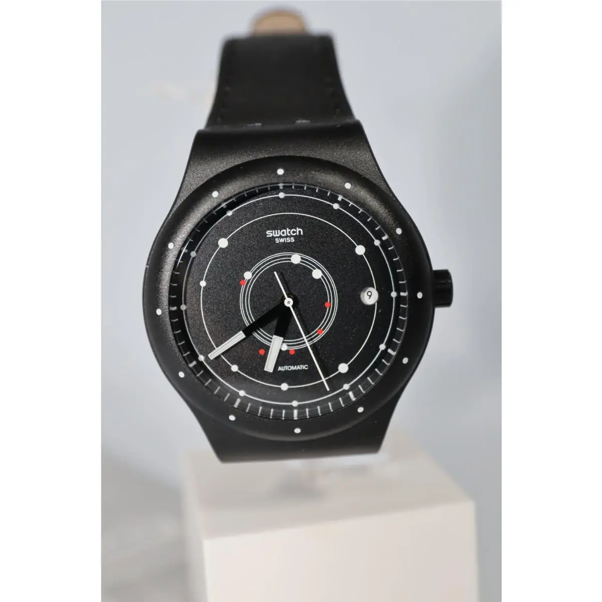 Swatch Swiss Made Men`s Sistem 51 Black Stars Automatic Watch SUTB400