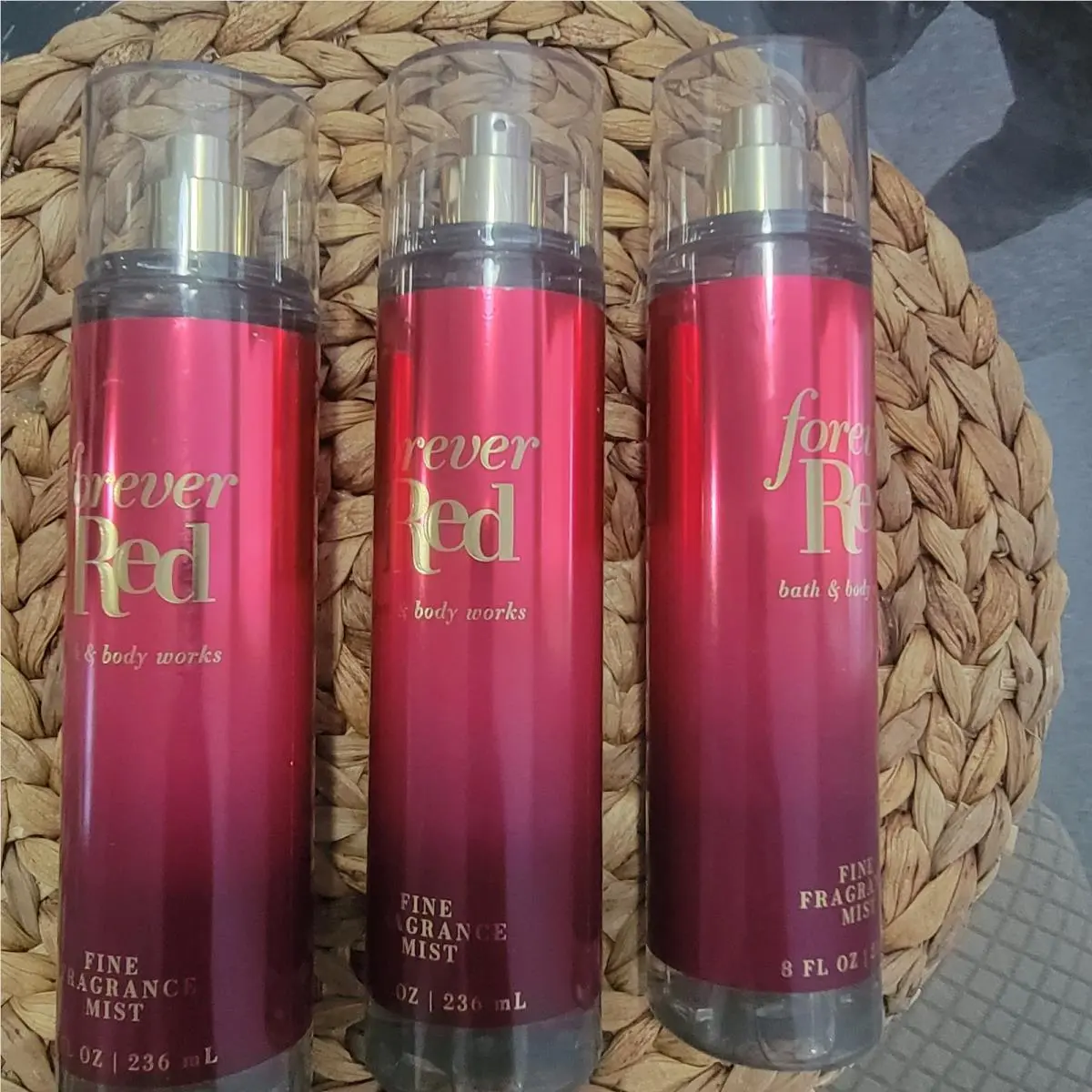 Victoria`s Secret Bath Body Works Forever Red Fine Fragrance Mist 8 oz