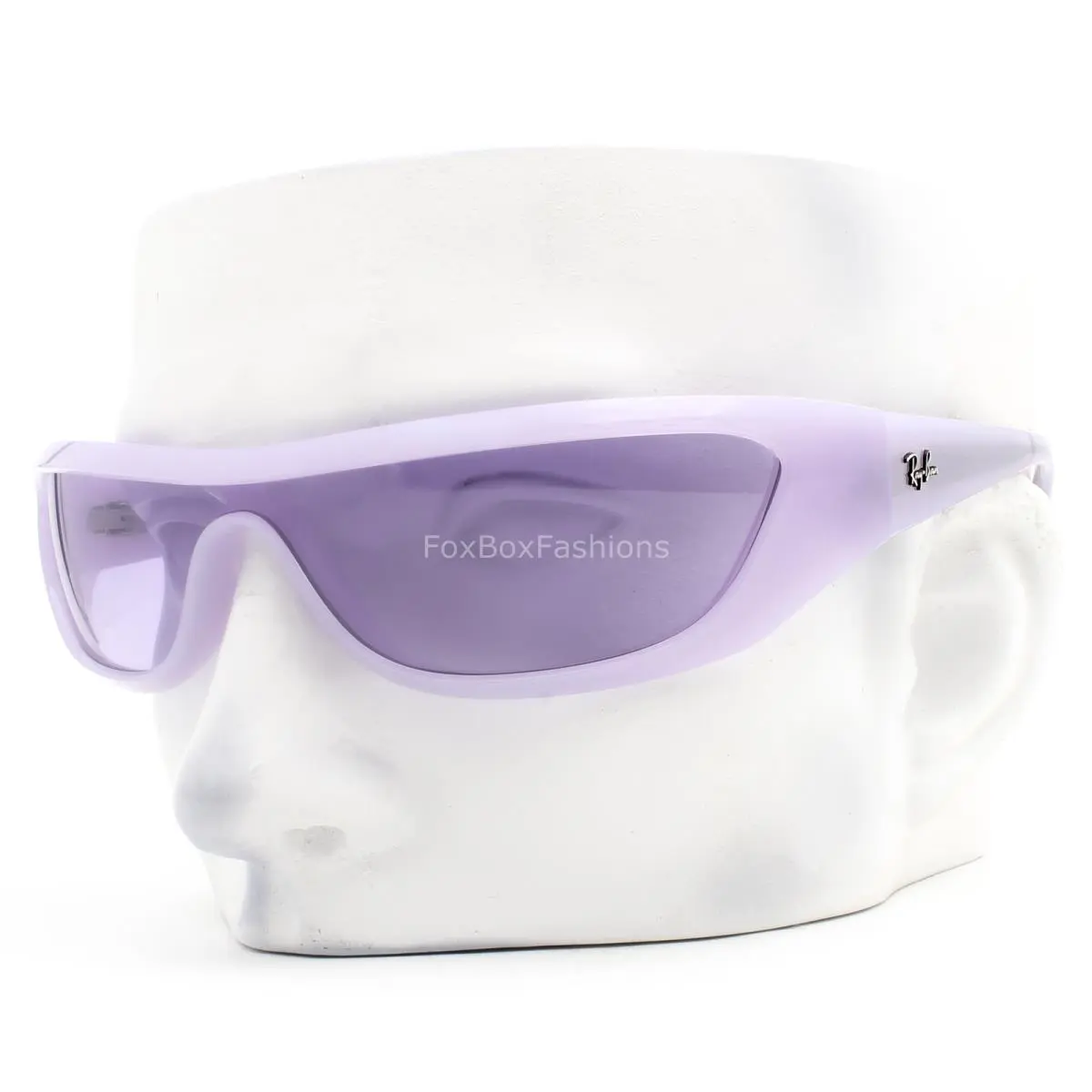Ray-ban Shield Xan Unisex Sunglasses Shiny Lilac Purple RB4431 6758/1A with Case