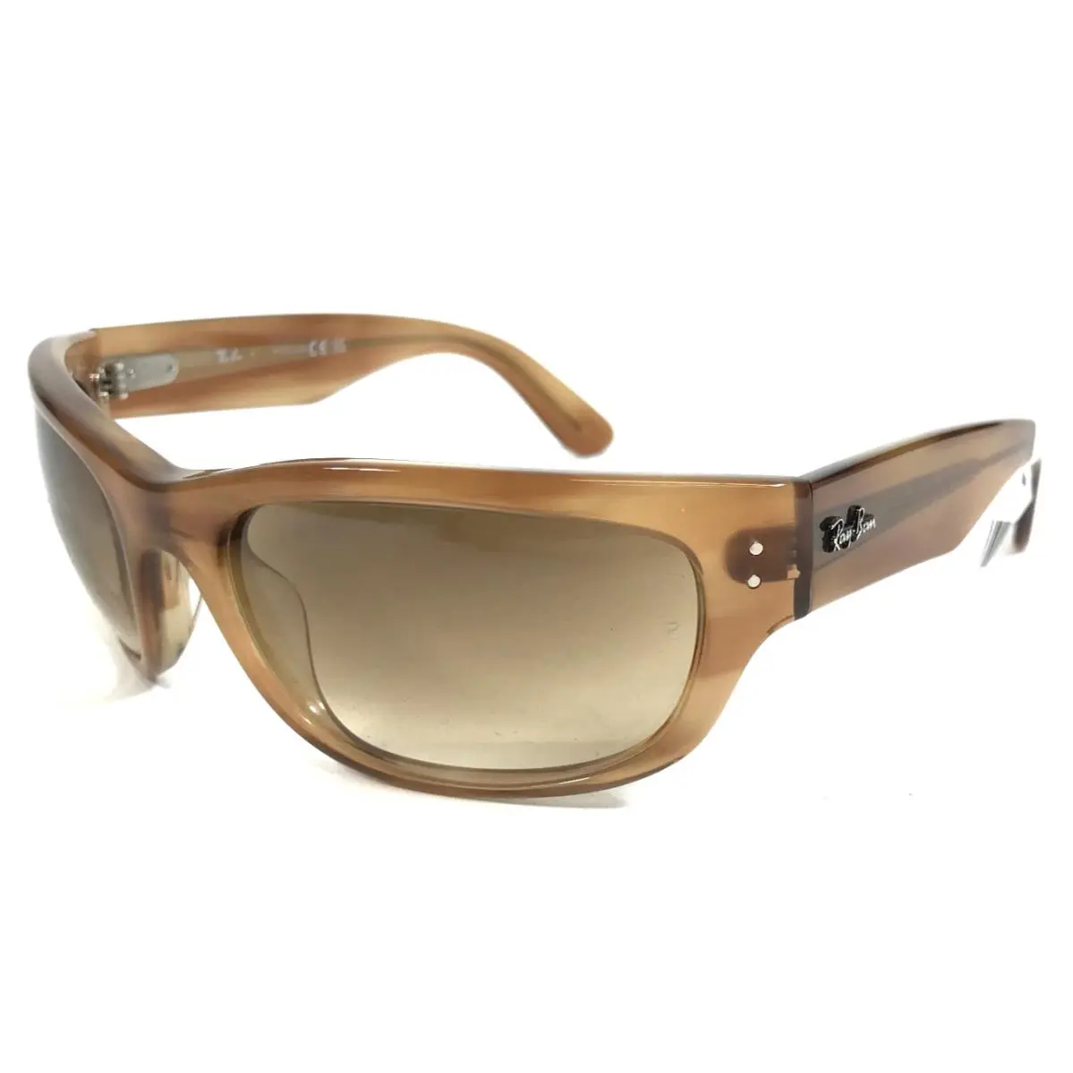 Ray-ban Sunglasses RB2289 Mega Balorama 1403/51 Striped Brown with Brown Lenses by Ray-Ban