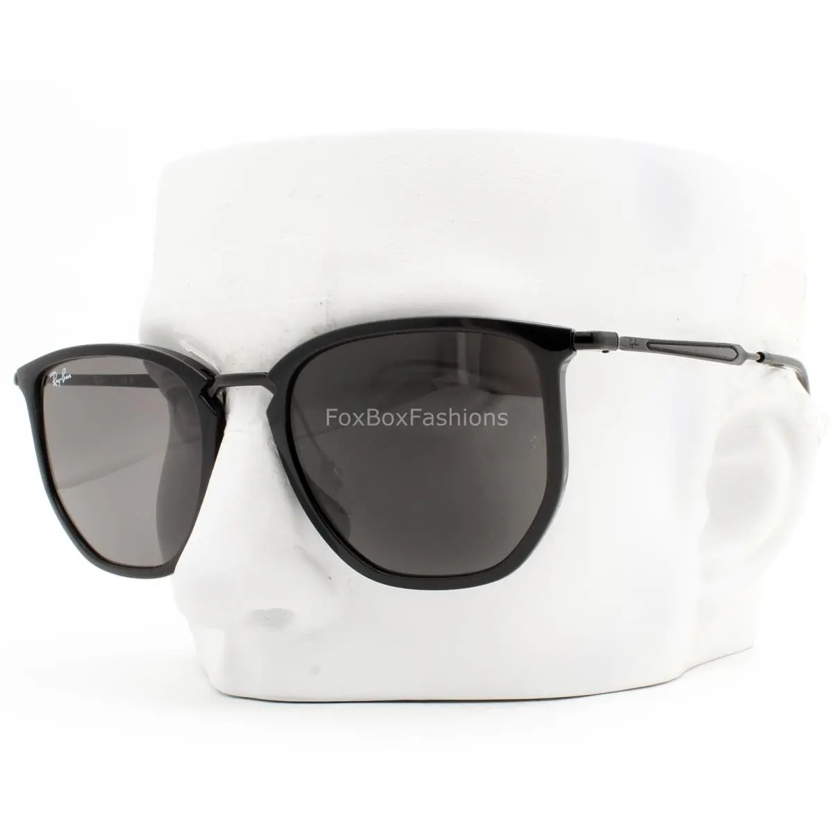 Ray-ban Sunglasses RB 4451 601/B1 Polished Black Gray Lens 53mm with Case