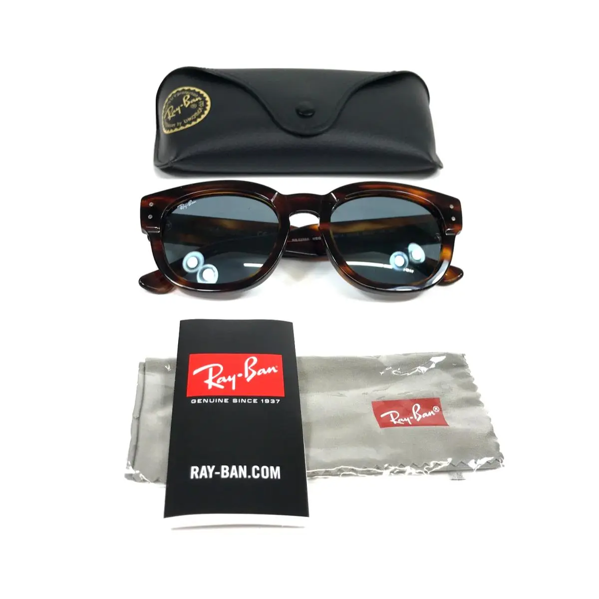 Ray-ban Sunglasses RB0298S Mega Hawkeye 954/62 Tortoise Frames with Blue Lenses