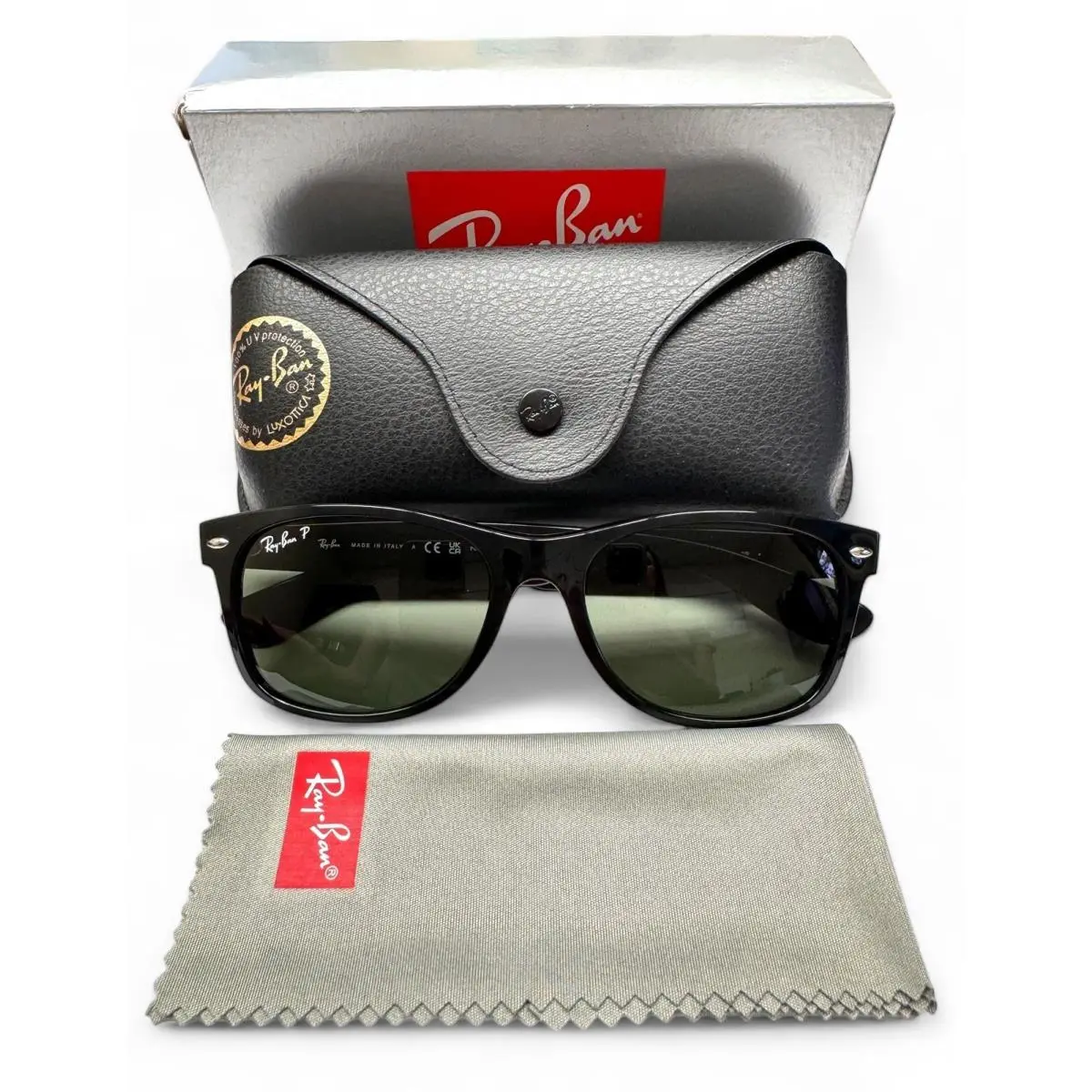 Ray-ban Wayfarer Sunglasses RB 2132F 901/58 Polarized 58mm Alternative Fit