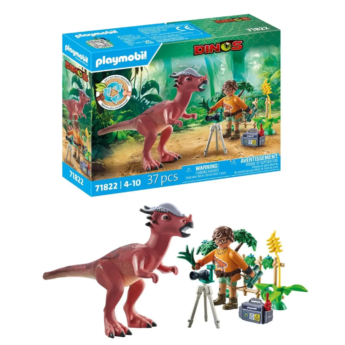 Playmobil Dinos Stygimoloch Observatie Dino Speelset Avontuur Speelgoed