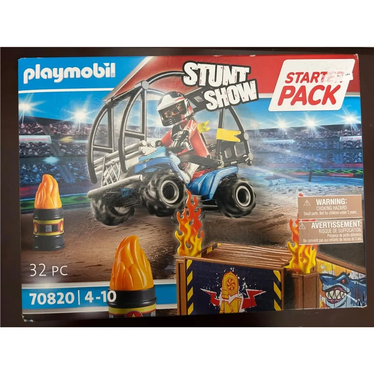 Playmobil Stunt Show Start Pack with 32-Pc Set Action Accessories Kids 70820